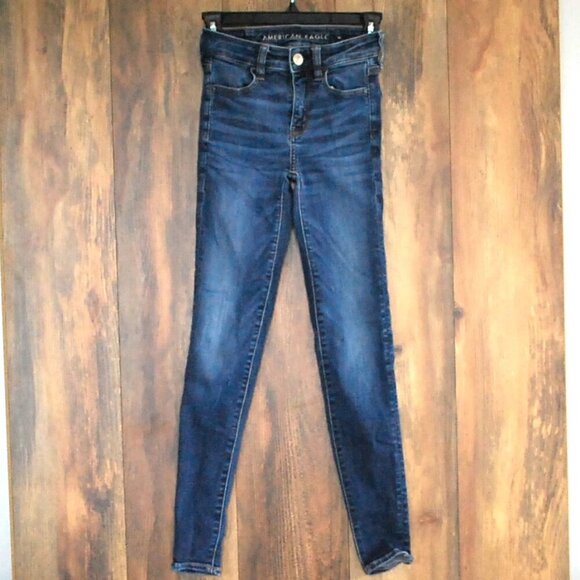 American Eagle Next Level Stretch Hi Rise Jegging 000 - Picture 4 of 8